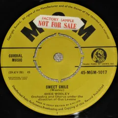 英7” Sheb Wooley Sweet Chile / More 45MGM1017 MGM Records /00080