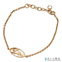 Christian Dior ディオール ブレスレット ブレス ロゴ ゴールドカラー アクセサリー レディース H7015