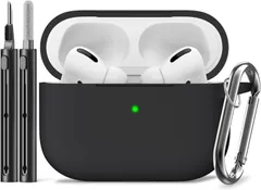 【特価商品】Inesore for AirPods Pro 2 ケース（2023/2022/2019）エアーポッズ プロ 2 ソフトシリコン 保護 ケース カラビナ付き、せいじょうペン装備 全面保護、強力な落下防止、耐衝撃、男性と女性 AirPod pro 第
