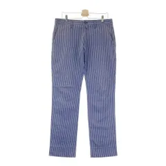 サイズ：88 ZOY ゾーイ  シアサッカー ロングパンツ ストライプ柄 ネイビー系 [240101207303] ゴルフウェア メンズ ストスト