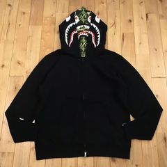 ★XL★ ダブル シャーク パーカー Double shark full zip hoodie a bathing ape BAPE エイプ ベイプ アベイシングエイプ ABC camo