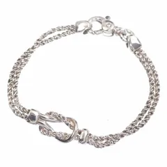 ⭐︎レア⭐︎OLD TIFFANYダブルロープ ハートブレスレット シルバー925 ⭐︎レア⭐︎OLD TIFFANYダブルロープ ハートブレスレット