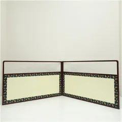 割引❣️「母」 金砂子 銀揉み 両面 替え襖 風炉先屏風 元箱 （205①） 割引❣️「母」 金砂子 銀揉み 両面 替え襖 風炉先屏風 元箱