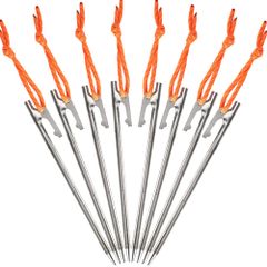 ペグA-2】Lynx Cabin チタン ペグ 40cm 8本セット 中古 - メルカリ