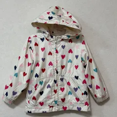 baby Gap ベビー ギャップ ハート ウィンドブレーカー 95㎝ ジャンバー フード 耐水性・防風性 モックネック フロントファスナー