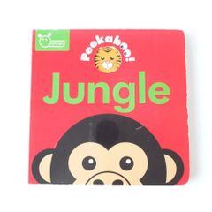 【しかけ絵本】Peekaboo! Jungle　ボードブック　赤ちゃん〜幼児向け　英語絵本　洋書
