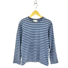 アニエスベーオム Agnes b.homme 90s ボーダー柄 クルーネック長袖Tシャツ カットソー  メンズ 表記無 