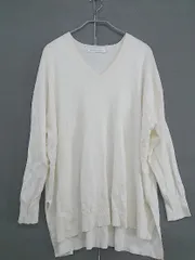 ◇ AMERICAN HOLIC アメリカン ホリック 長袖 ニット セーター サイズM ホワイト系 レディース  【中古】 【1206030005469】