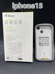 新品 iFace アイフェイス iphone15 グレー ケース スマホケース