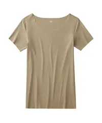 新品 未使用 GUNZE グンゼ Tシャツ専用インナー in.T メンズ クルーネック Tシャツ 516558【メール便】 クリアベージュ