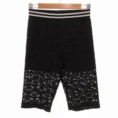 ローズバッド ROSE BUD ショートパンツ レギンス 総レース イージーウエスト F 黒 /UOのサムネイル