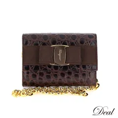 サルヴァトーレ フェラガモ ヴァラ リボン ミニ チェーン 3WAY レディース ショルダーバッグ