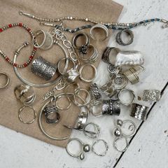 4 シルバーピアス カレンシルバー カレン族 ハンドメイド タイシルバー 