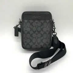 COACH ショルダーバッグ サリバン クロスボディバッグ ミニバッグ 斜め掛け ロゴ カジュアル メンズ  ブラック コーチ 鞄 B13060◆