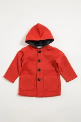 D.fesense/カラーフーディコート　新品子供服90 キッズ 女の子 男の子のサムネイル