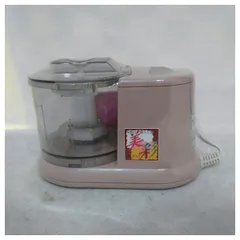 【中古】置き古し・箱無し ツインバード クッキングチョッパー KC-4604 ピンク系