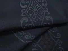 平和屋着物▽本場大島紬　薩摩結城　単衣　吉祥花間道　正絹　逸品　CAAW2812ut