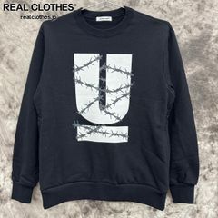 【未使用】UNDERCOVER/アンダーカバー【24AW】ロゴプリント スウェット/ブラック/UP2D4804-2/2