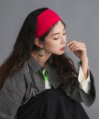 夢展望公式 [新品未使用] カラーリブヘアーバンド [ピンク] 他カラー別ページ有 bohmal 服飾小物・アクセサリ－・雑貨 ヘッドアクセサリー 535792-03
