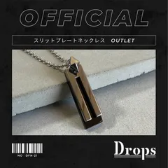 Drops スリットプレートネックレス　｜DFN-21