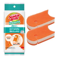 【在庫処分】3M お風呂掃除 スポンジ 抗菌 ソフト 2個 スコッチブライト バスシャイン BM-22K 2P