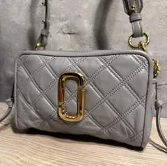 美品 MARC JACOBS SOFTSHOT 21 ショルダーバッグ グレー 280