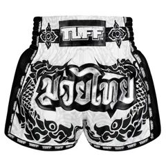 TUFFSPORT ムエタイボクシングパンツ　ホンサ　ホワイト（レトロ）のサムネイル