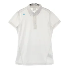 サイズ：M DESCENTE GOLF デサントゴルフ  半袖ポロシャツ  ホワイト系 [240101372621]# ゴルフウェア レディース ストスト