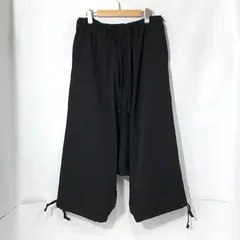 春夏新作 BYohji Yamamoto シワギャバZIGZAGアンバランスワイド