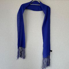 ノーベスパジオ　スカーフほそみタイプ　#B2 レディース　ストール　青色　ストーン付き ファッション
