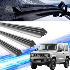 新型 ジムニー JB64W JB74W 替えゴム 適合サイズ 純正互換品 交換セット 天然ゴム 運転席 助手席 リア 3本セットスズキ　ジムニー シエラ 専用　 H30.7~(2018.7～) WeCarのサムネイル