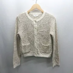 ◇ ⊇ INDEX インデックス 長袖 カーディガン サイズM ベージュ系 レディース E  【1502060000550】