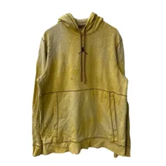 JORDAN ロゴスウェット パーカー M イエロー ジョーダン フーディー プルオーバー トップス 古着卸 アメリカ仕入 a708-5763