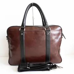 【美品】 COCOMEISTER 【マットーネ ジルベルト】 2WAY ビジネスバッグ ブリーフケース 鞄 2401111のサムネイル