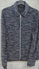 ZARA ニット ジップアップ ジャケット L