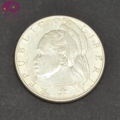 リベリア 1962年 1ドル 銀貨 直径33.8㎜ 20.83g 銀900 比重10.3程度 アンティークコイン シルバーコイン 古銭 記念硬貨