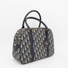 クリスチャンディオール Christian Dior ヴァイブ オブリーク キャンバス×レザー 2WAYハンドバッグ  美品
