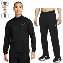  ナイキ ジャージ メンズ 上下 NIKE TOTALITY Dri-FIT ジャケット ロングパンツ セットアップ スポーツウェア トレーニング ランニング  ヨガ 運動 男性 上下組 軽量 速乾 ドライ 服 黒  /FV8963-FB7508-010