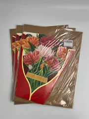 3Dポップアップカード 3枚セット ムリーリョチューリップ