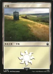 【中古】マジックザギャザリング 0196[L]：【WHO】平地/Plains