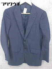 ◇ green label relaxing UNITED ARROWS ストライプ テーラード ジャケット サイズ42 ネイビー メンズ 【中古】 【1002800480562】