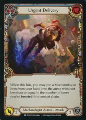 【中古】Flesh and Blood DYN109[C]：(Rainbow Foil)Urgent Delivery (3)