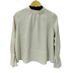 ナチュラルビューティーベーシック NATURAL BEAUTY BASIC パールポイントハイネックブラウス レディース JPN：M 