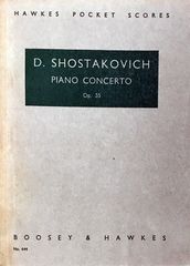 ショスタコーヴィチ ピアノ協奏曲第1番 (スタディスコア/ポケットスコア) 輸入楽譜 Shostakovich Piano Concerto Op.35 ブージー&ホークス/Boosey & Hawkes 洋書