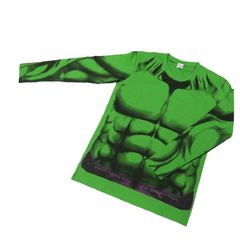 MARVEL マーベル ハルク 長袖 Tシャツ Mサイズ ロンT 服 ハロウィン パーティーグッズ コスチューム おもしろグッズ アベンジャーズ 95070 区分N
