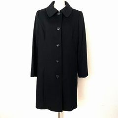 Pure Cashmere カシミヤ100%コート ブラック ロングコート 上品 - メルカリ