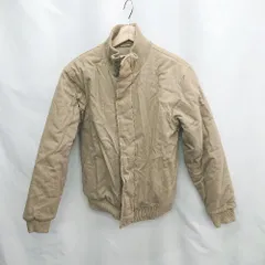 ■ ⊇ UNITED ARROWS BLUE LABEL ハイネック 長袖 ブルゾン サイズM ベージュ系 メンズ E  【1502180075711】