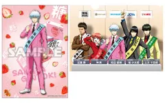 【中古】文房具 A4ポスター坂田銀時B(ホロ仕様)+A4クリアファイルB 「銀魂 トレーディングA4ポスター＆A4クリアファイル」