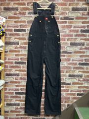 DICKIES ディッキーズ DK100 DUCK&DENIM BIB OVERALL BK(RINSED BLACK) Size 32 希望小売価格￥14,080-（税込）__