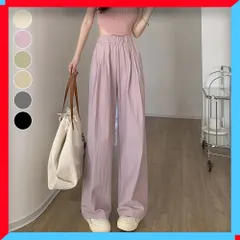 新品 レディース リラックスパンツ 薄手 6色 ストリート カジュアル ボトムス 韓国ファッション 【送料無料】